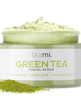 Teami Matcha Green Tea Face Scrub - Natural Face Exfoliat