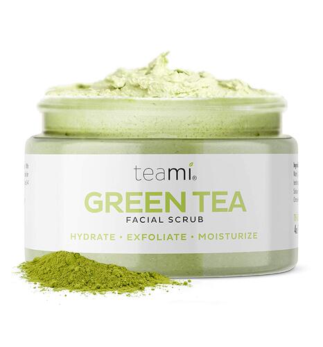 Teami Matcha Green Tea Face Scrub - Natural Face Exfoliat