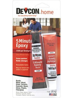 ITW Devcon 20545 5-Minute Epoxy Glue 1-Ounce Tube, 0.5 Ounce