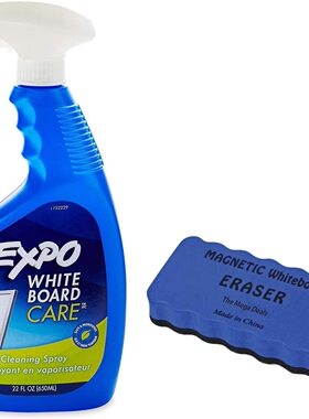 美国EXPO Whiteboard/Dry Erase Board Liquid Cleaner, 22-ounce