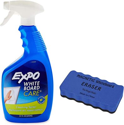 美国EXPO Whiteboard/Dry Erase Board Liquid Cleaner, 22-ounce