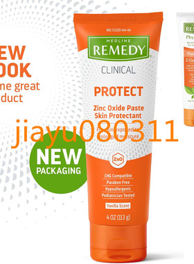 Medline Remedy CLINICAL Zinc Oxide Paste Skin Protectant