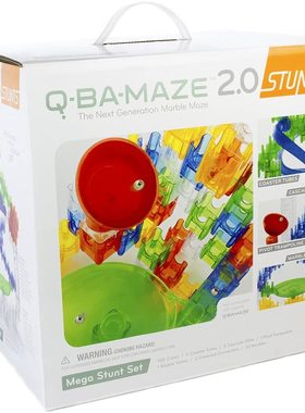 美国MindWare Q-BA-MAZE 2.0 Mega Stunt Set 144 pieces