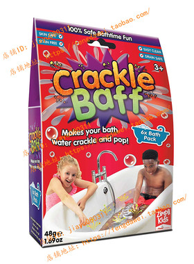 美国在途 Zimpli Kids Crackle Baff - 6 Pack - 48G