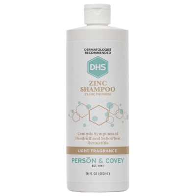 DHS Zinc Shampoo – 2% Pyrithione Formula for Dry Scalp 16oz