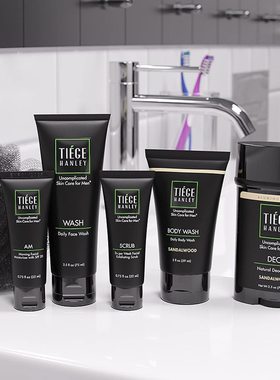 美国Tiege Hanley Men's Silver Gift Set | 6 Products 6件套