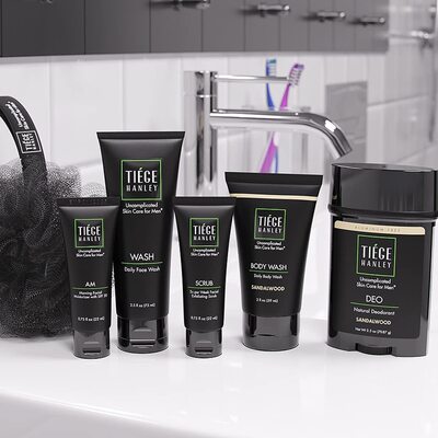 美国Tiege Hanley Men's Silver Gift Set | 6 Products 6件套