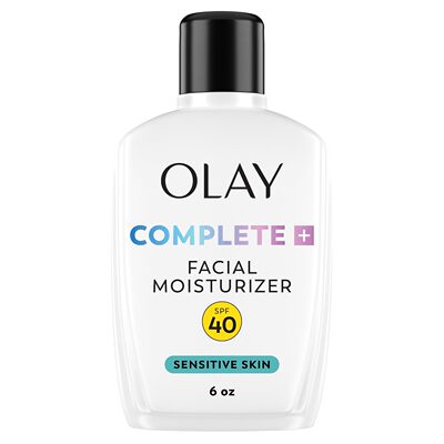 Olay Complete+ Face Moisturizer with SPF 40, For Sensitive