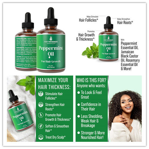 Peppermint Hair Growth Oil 1oz