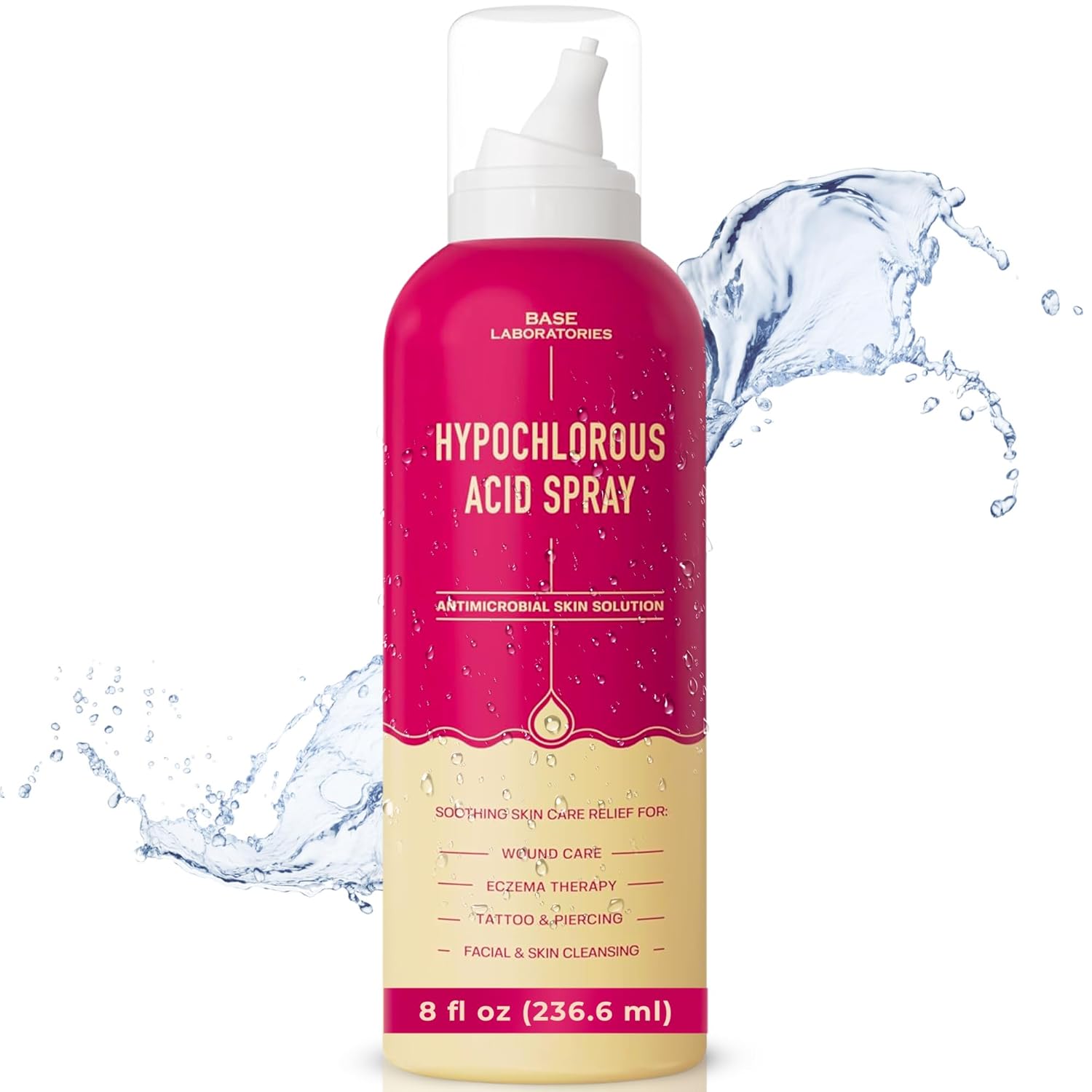 BASE LABORATORIES Hypochlorous Acid Spray for Face & Skin