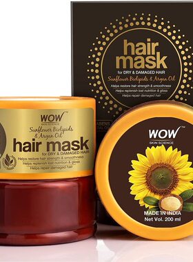 美国WOW Skin Science Sunflower & Argan Oil Hair Mask