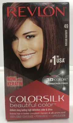 Revlon Colorsilk Color Permanent Hair Dye #49 Auburn Brown
