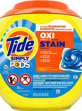 Tide Simply Pods +oxi Liquid Laundry Detergent Pacs Capsules