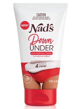 Nad's Down Under Cream for Women， Intimate Hair Removal C