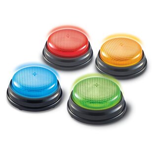 速发 Learning Resources Lights and Sounds Buzzers Set of 4