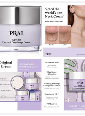 PRAI Ageless Throat & Decolletage Creme 50ml Neck Creme