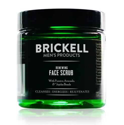 Brickell Men's Renewing Face Scrub for Men 4 Ounce, Scented