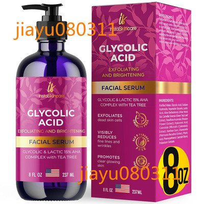 InstaSkincare Glycolic Acid Serum for Face 15% Strength