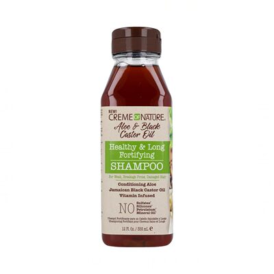 Creme of Nature Aloe & Black Castor Oil Shampoo, 12 Ounce