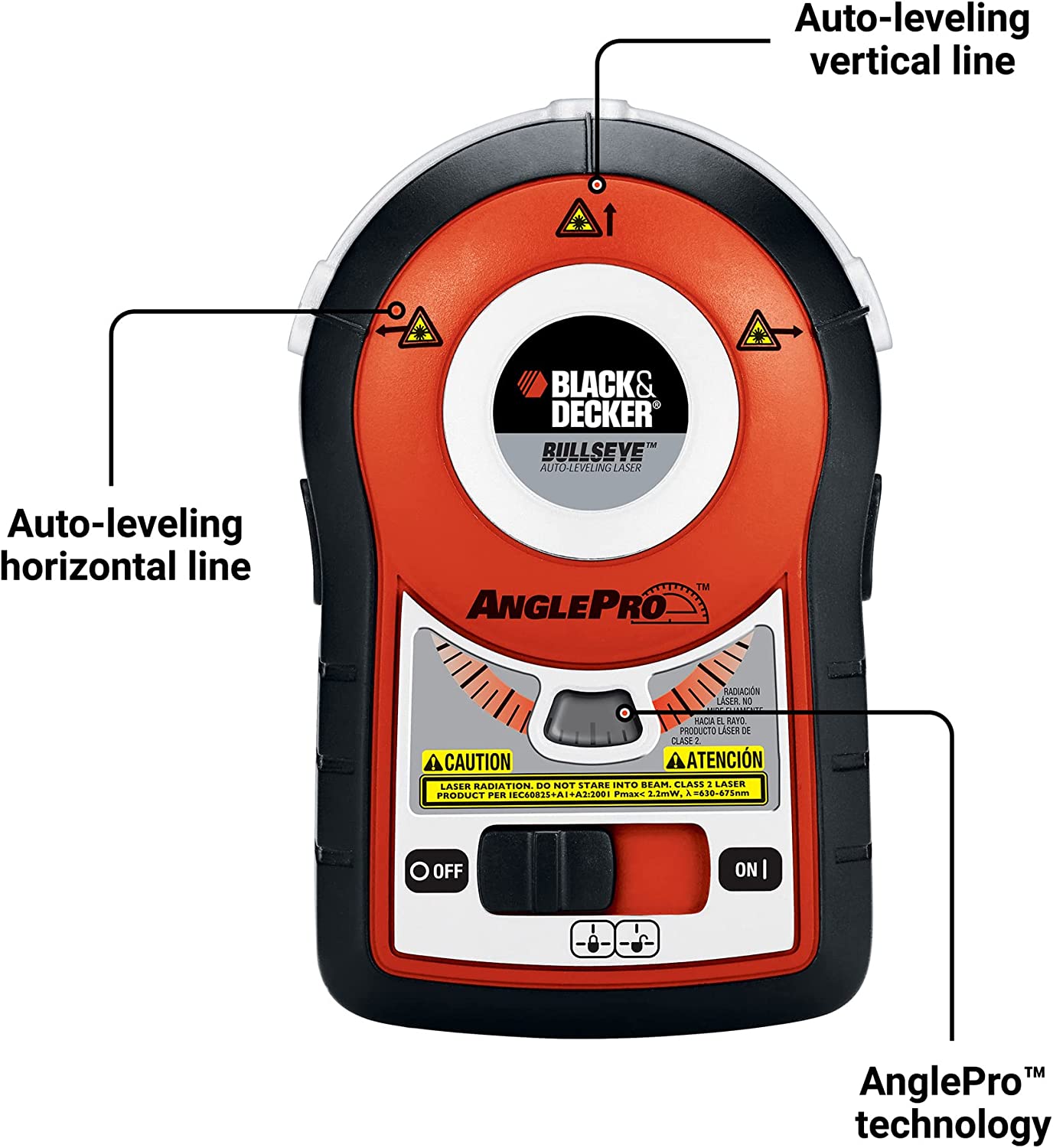 BLACK+DECKER BullsEye Auto-Leveling Laser with AnglePro (BDL