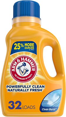 Arm & Hammer Clean Burst Liquid Laundry Detergent, 32 Loads