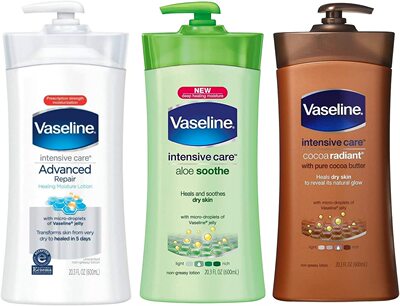 Vaseline Lotion Intensive Care 20.3 Ounce Variety Pack Advan