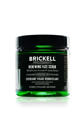 Brickell Men's Renewing Face Scrub for Men 2 Ounce, Scented