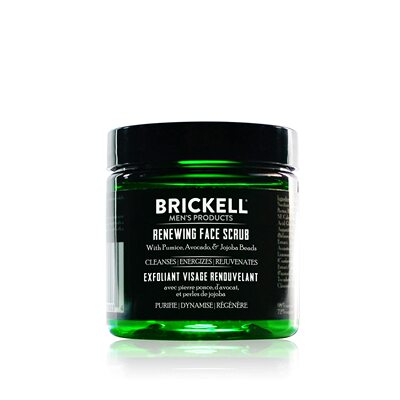 Brickell Men's Renewing Face Scrub for Men 2 Ounce, Scented