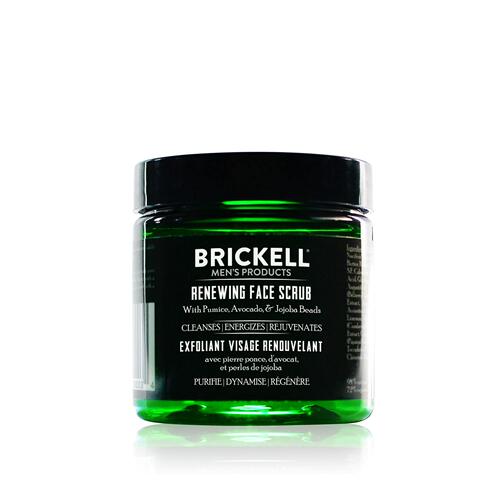Brickell Men's Renewing Face Scrub for Men 2 Ounce, Scented