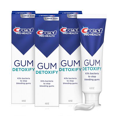 Crest Pro-Health Gum Detoxify Toothpaste, Deep Clean，3支