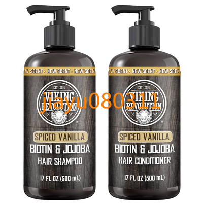 Viking Revolution Spiced Vanilla Mens Shampoo Conditioner