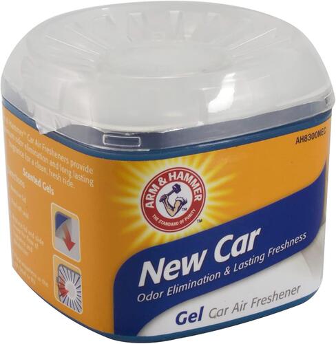 美国Arm & Hammer AH8300NEC 4.5oz Gel Air Freshener, New Car