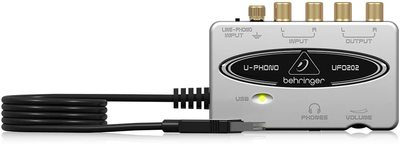Behringer U-Phono Ufo202 Usb Audio Interface With Built-In