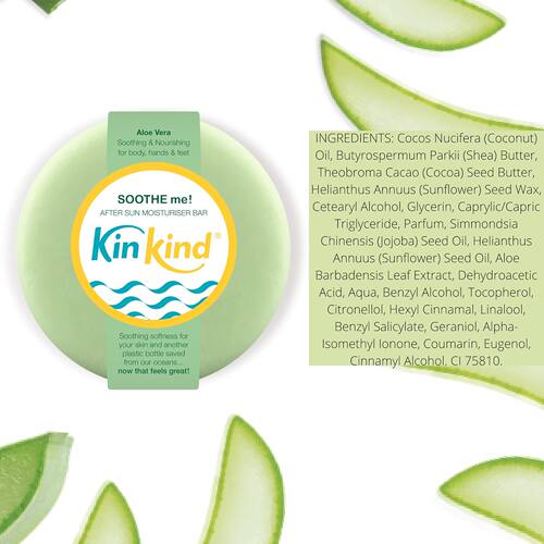 KinKind Aloe Vera After Sun. SOOTHE me! After Sun lotion bar