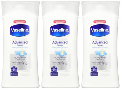美国Vaseline Intensive Care Advanced Repair Lotion, 3 Count