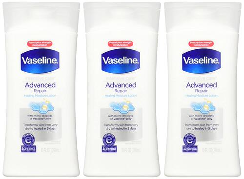 美国Vaseline Intensive Care Advanced Repair Lotion, 3 Count