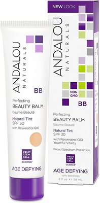 Andalou Naturals Perfecting BB Beauty Balm Natural Tinted