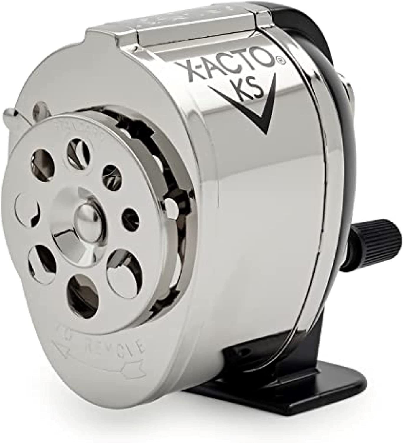 X-ACTO Ranger 1031 Wall Mount Manual Pencil Sharpener,Silv