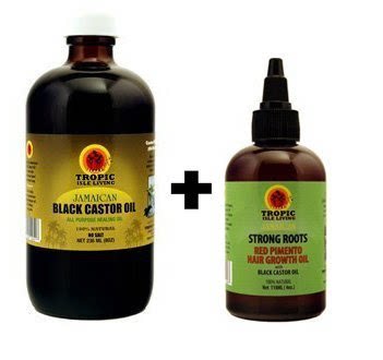 Jamaican Black Castor Oil & Strong Roots Red Pimento Hair