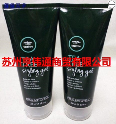 Paul Mitchell Tea Tree Styling Gel 6.8 Oz. Set of 2保罗米切