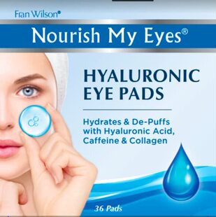 美国Fran Wilson Nourish My Eyes Eye Pads 36 ea (Hyaluronic)