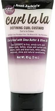 美国Aunt Jackie's Curl La La Defining Curl Custard 3 Oz.