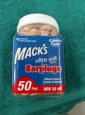 Mack's Ultra Soft Foam Earplugs, 50 Pair - 33dB Highest NRR