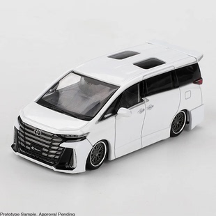 MINIGT 1:64 丰田Toyota威尔法Vellfire 40 KUHL 1180#合金车模白