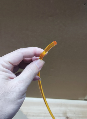 黄色实心光面高韧性 密封 防滑耐磨PU胶条 聚氨酯棒 传动带PU圆带