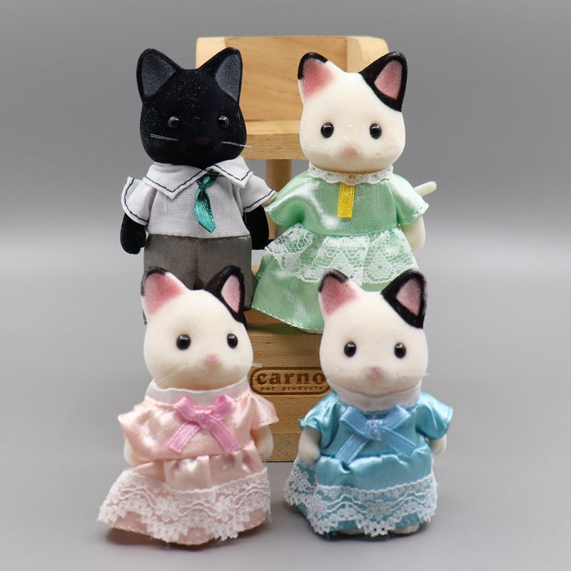 正版森林贝儿家族女孩猫玩具娃娃