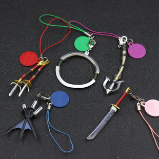 现货正版CAPCOM扭蛋战国basara真田幸村伊达政宗武器Q版挂件散货