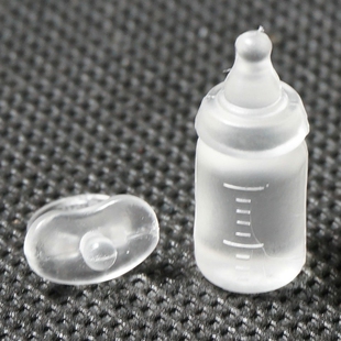 正版 双胞胎奶瓶奶嘴 森林贝儿家族公仔女孩仿真过家家玩具配件