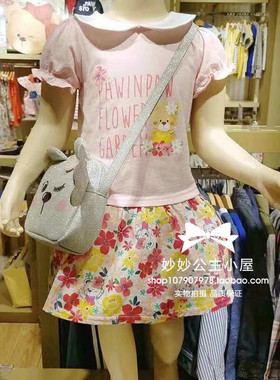 特价【支持验货】paw小熊in夏款女童装连衣裙PCOM85442N OM85442N
