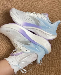 安踏马赫5SE 女中考体测竞速训练运动鞋 跑鞋 122525582 缓震跑步鞋